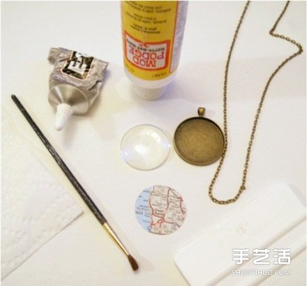 水晶滴膠項鏈制作方法 滴膠項鏈手工DIY教程 -  rpnrmr.com