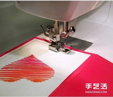 愛心卡片的制作方法 手工刺繡愛心卡片DIY制作 -  rpnrmr.com