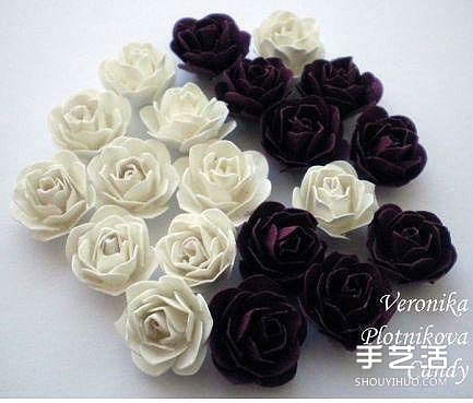 硬紙片折紙玫瑰花的方法 玫瑰花的折法步驟圖 -  rpnrmr.com