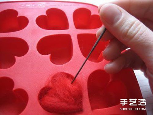 羊毛氈愛心手工制作 利用好道具就這么簡單 -  rpnrmr.com