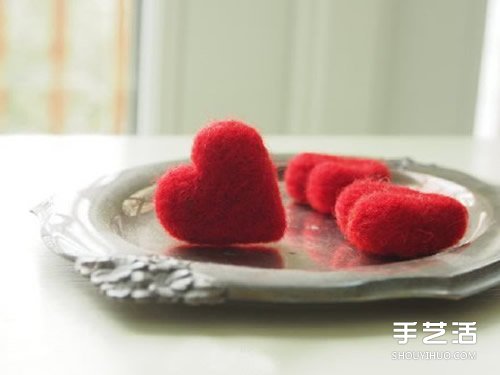 羊毛氈愛心手工制作 利用好道具就這么簡單 -  rpnrmr.com