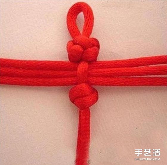 中國風(fēng)紅繩手鏈編法教程 編紅繩手鏈的方法圖解 -  rpnrmr.com