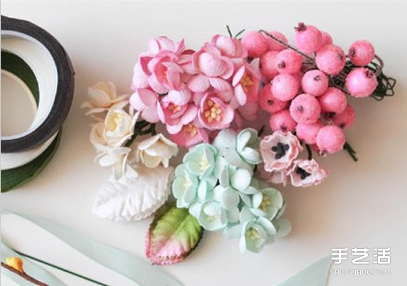 新娘花環(huán)DIY制作方法 自制花環(huán)頭飾圖解教程 -  rpnrmr.com