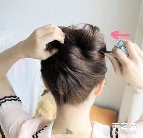 丸子頭的扎法圖解步驟 丸子頭簡單扎法教程 -  rpnrmr.com