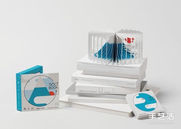 紙雕藝術(shù)：壯麗富士山縮小成迷你立體書 -  rpnrmr.com
