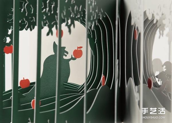 紙雕藝術(shù)：壯麗富士山縮小成迷你立體書 -  rpnrmr.com