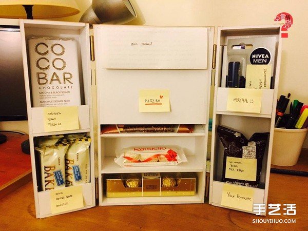 廢紙盒廢物利用手工制作“零食冰箱”送男友 -  rpnrmr.com