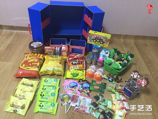 廢紙盒廢物利用手工制作“零食冰箱”送男友 -  rpnrmr.com