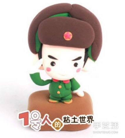 粘土雷鋒人偶手工制作 Q版雷鋒叔叔粘土DIY -  rpnrmr.com
