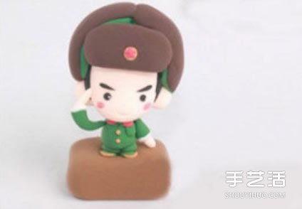 粘土雷鋒人偶手工制作 Q版雷鋒叔叔粘土DIY -  rpnrmr.com
