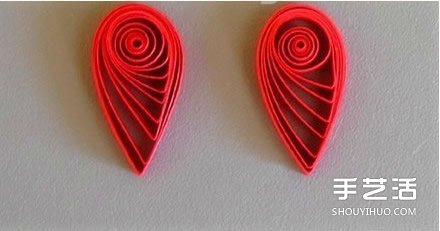 衍紙愛心項(xiàng)鏈墜子DIY 衍紙心形卷項(xiàng)鏈墜子制作 -  rpnrmr.com