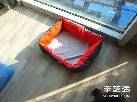 溫暖又舒適的手工布藝狗窩DIY制作教程帶圖紙 -  rpnrmr.com