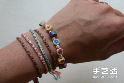 利用紙板編出漂亮手鏈?zhǔn)掷K的方法圖解教程 -  rpnrmr.com