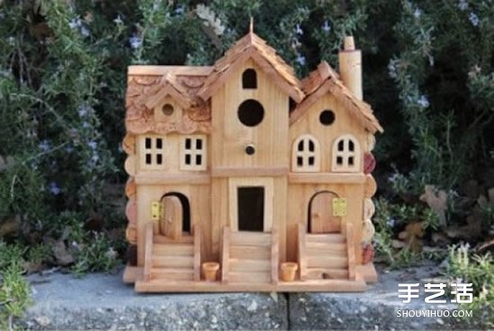 紅酒瓶塞廢物利用DIY制作可愛的玩具屋鳥籠 -  rpnrmr.com