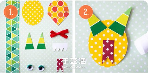兒童書簽剪紙制作圖解 可愛動(dòng)物書簽手工制作 -  rpnrmr.com