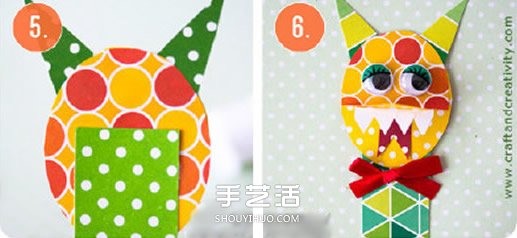 兒童書簽剪紙制作圖解 可愛動(dòng)物書簽手工制作 -  rpnrmr.com