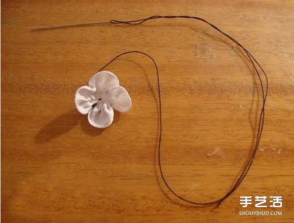 手工布藝梅花發(fā)飾DIY 不織布梅花發(fā)卡制作 -  rpnrmr.com