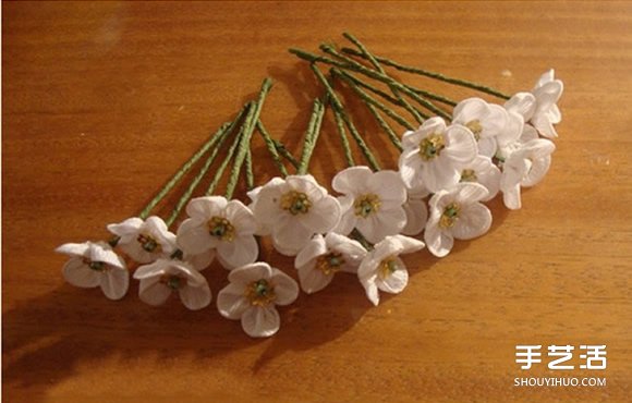 手工布藝梅花發(fā)飾DIY 不織布梅花發(fā)卡制作 -  rpnrmr.com