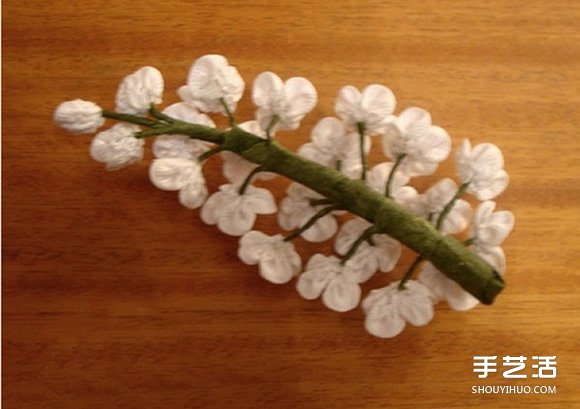 手工布藝梅花發(fā)飾DIY 不織布梅花發(fā)卡制作 -  rpnrmr.com