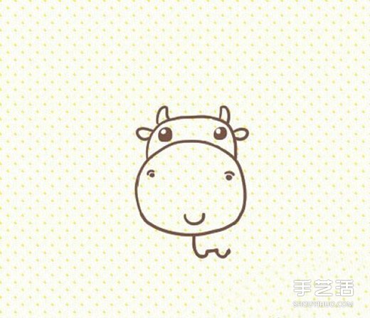 卡通奶牛簡筆畫的畫法 可愛奶牛簡筆畫圖片 -  rpnrmr.com