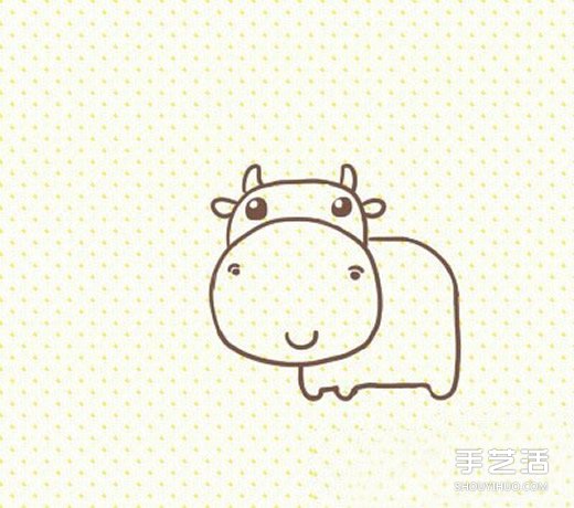 卡通奶牛簡筆畫的畫法 可愛奶牛簡筆畫圖片 -  rpnrmr.com