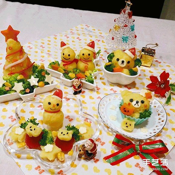 馬鈴薯圣誕樹沙拉DIY 讓圣誕大餐更有氣氛吧 -  rpnrmr.com