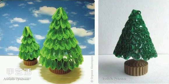 衍紙立體圣誕樹的做法 立體圣誕樹衍紙制作 -  rpnrmr.com