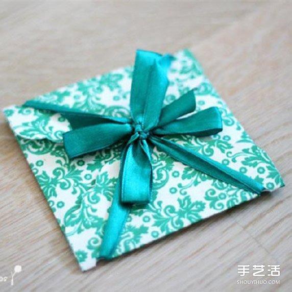 漂亮賀卡的制作方法 帶絲帶節(jié)日卡片手工制作 -  rpnrmr.com