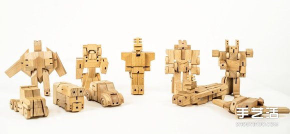 木頭制作的變形金剛玩具 享受把玩木頭的樂趣 -  rpnrmr.com