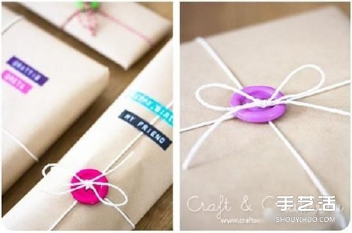 小紐扣大作用：簡單又有創(chuàng)意的禮物包裝DIY -  rpnrmr.com