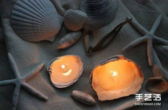 圣誕節(jié)浪漫燭臺(tái)DIY 簡(jiǎn)單貝殼燭臺(tái)手工制作 -  rpnrmr.com