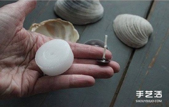 圣誕節(jié)浪漫燭臺(tái)DIY 簡(jiǎn)單貝殼燭臺(tái)手工制作 -  rpnrmr.com