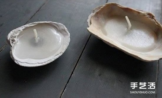 圣誕節(jié)浪漫燭臺(tái)DIY 簡(jiǎn)單貝殼燭臺(tái)手工制作 -  rpnrmr.com
