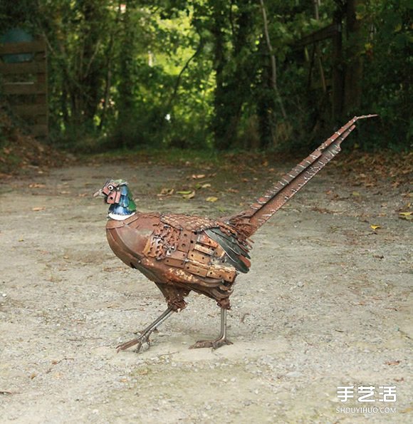 廢棄金屬變廢為寶DIY翠鳥(niǎo)、藍(lán)蝶、喜鵲等動(dòng)物 -  rpnrmr.com