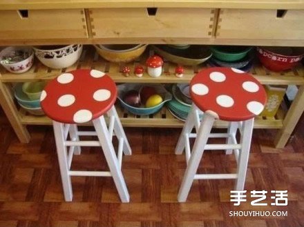 如何自己改造舊凳子 舊凳子改造方法圖解教程 -  rpnrmr.com