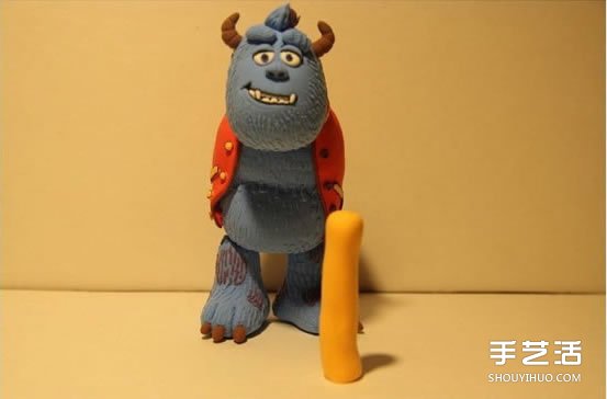 粘土怪獸DIY圖解教程 搞笑軟陶怪獸手工制作 -  rpnrmr.com