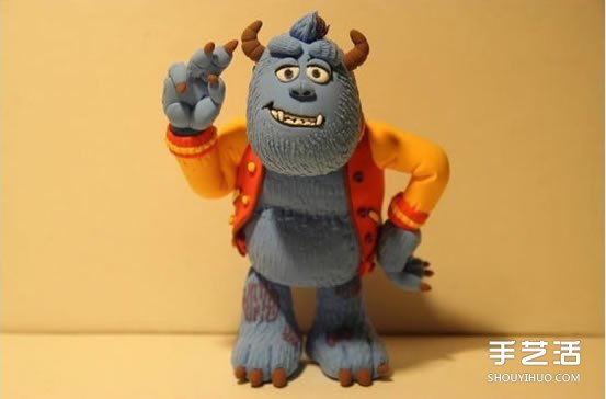 粘土怪獸DIY圖解教程 搞笑軟陶怪獸手工制作 -  rpnrmr.com