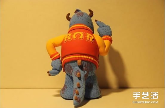 粘土怪獸DIY圖解教程 搞笑軟陶怪獸手工制作 -  rpnrmr.com