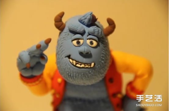 粘土怪獸DIY圖解教程 搞笑軟陶怪獸手工制作 -  rpnrmr.com