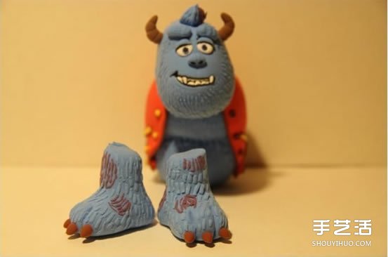 粘土怪獸DIY圖解教程 搞笑軟陶怪獸手工制作 -  rpnrmr.com