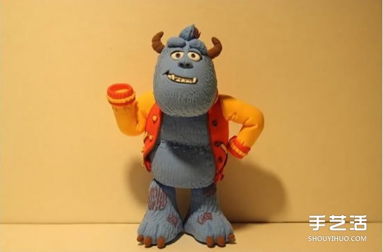 粘土怪獸DIY圖解教程 搞笑軟陶怪獸手工制作 -  rpnrmr.com