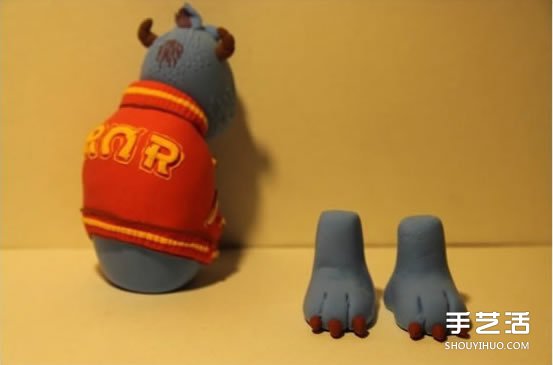 粘土怪獸DIY圖解教程 搞笑軟陶怪獸手工制作 -  rpnrmr.com