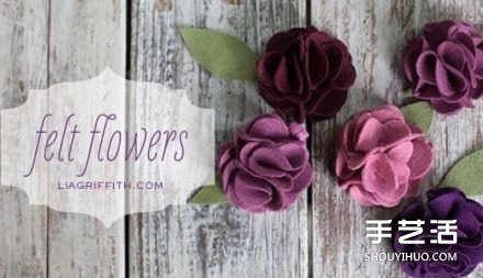 毛氈布花發(fā)夾手工制作 毛氈布藝花朵胸花DIY -  rpnrmr.com