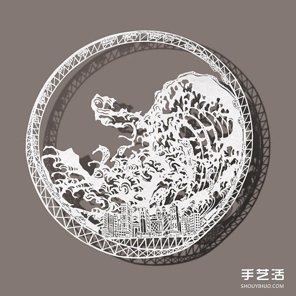 紙雕藝術：在宣紙上劃出云霄飛車般華麗畫面 -  rpnrmr.com