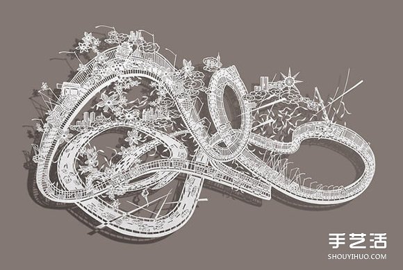 紙雕藝術：在宣紙上劃出云霄飛車般華麗畫面 -  rpnrmr.com
