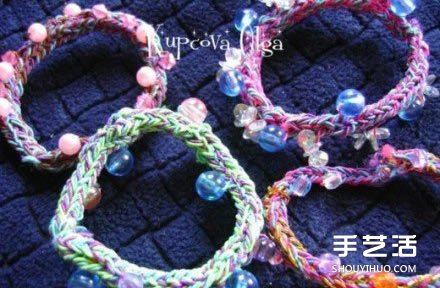 可愛手鏈的編法圖解 適合小女生的手鏈DIY -  rpnrmr.com