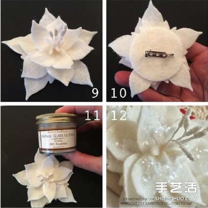 手工布藝蓮花的制作方法 可以當(dāng)胸花發(fā)帶發(fā)飾 -  rpnrmr.com