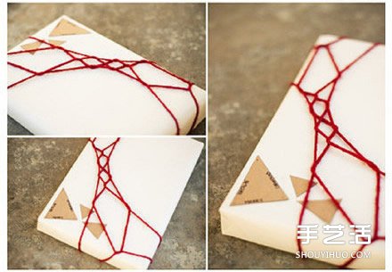 禮品盒包裝裝飾DIY 用毛線簡單裝飾包裝盒 -  rpnrmr.com