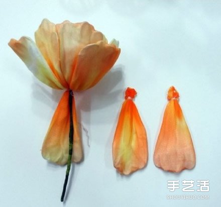 艷麗絲網(wǎng)花制作教程 手工絲襪花盆景DIY圖解 -  rpnrmr.com