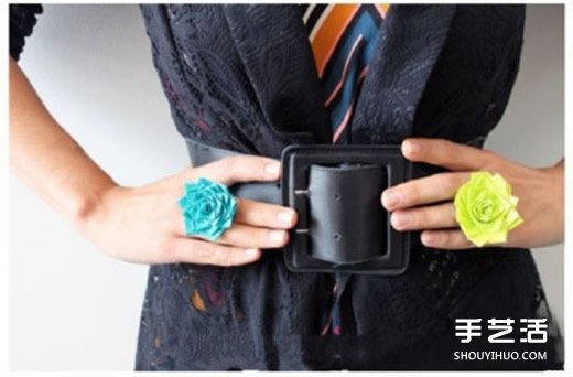 牡丹花的折法圖解 折紙牡丹花指環(huán)制作教程 -  rpnrmr.com